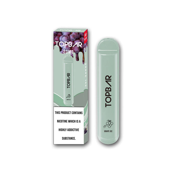 Top Bar 20mg Disposable Vape Pod 600 Puffs