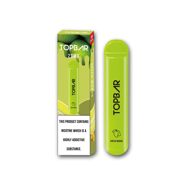 Top Bar 20mg Disposable Vape Pod 600 Puffs