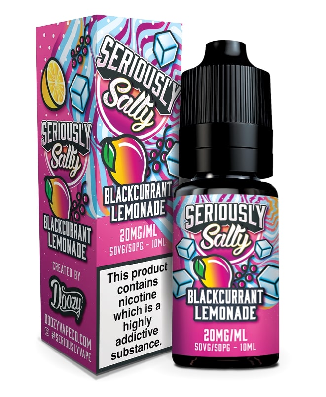 Doozy Vape - Seriously Salty - Blackcurrant Lemonade [10mg]