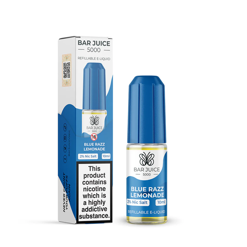Bar Juice - Nic Salt - Blue Razz Lemonade [10mg]