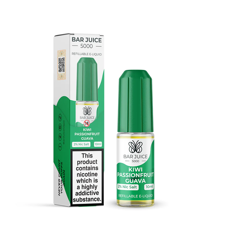Bar Juice - Nic Salt - Kiwi Passionfruit Guava [10mg]