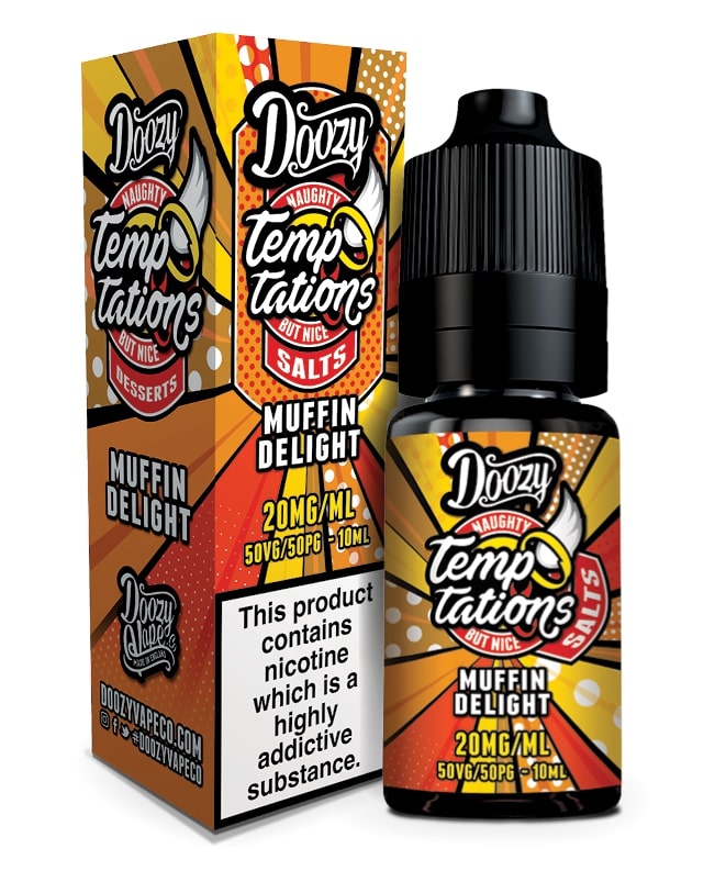 Doozy Vape - Temptations Salts [Banana Split 10mg]