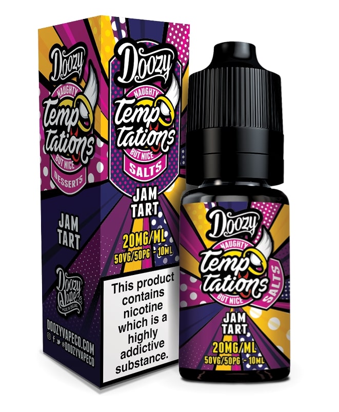 Doozy Vape - Temptations Salts - Jam Tart [10mg]