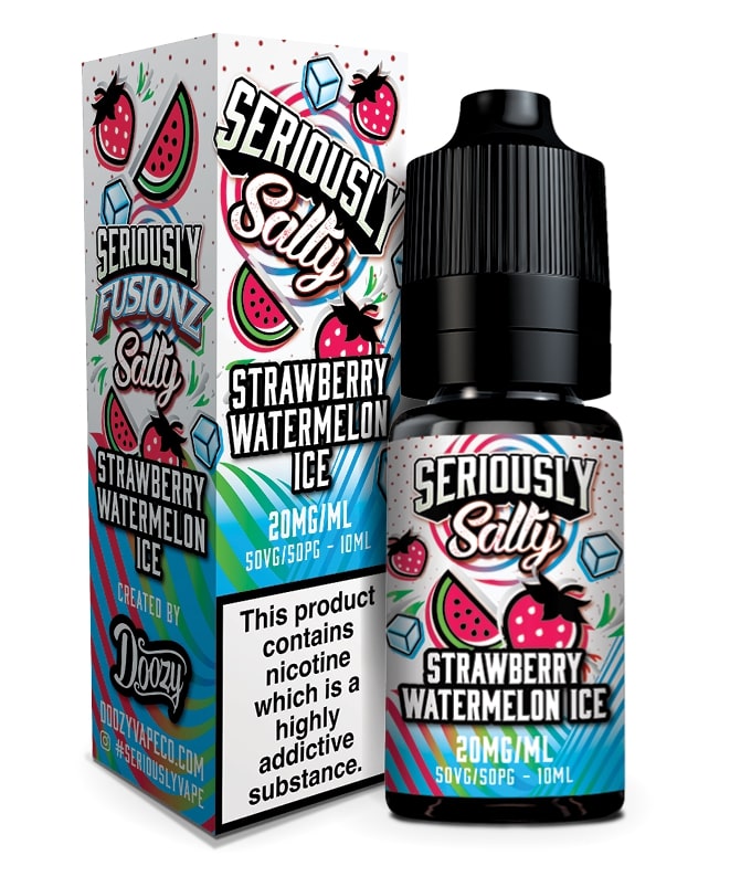 Doozy Vape - Seriously Salty Fusionz - Strawberry Watermelon Ice [10mg]