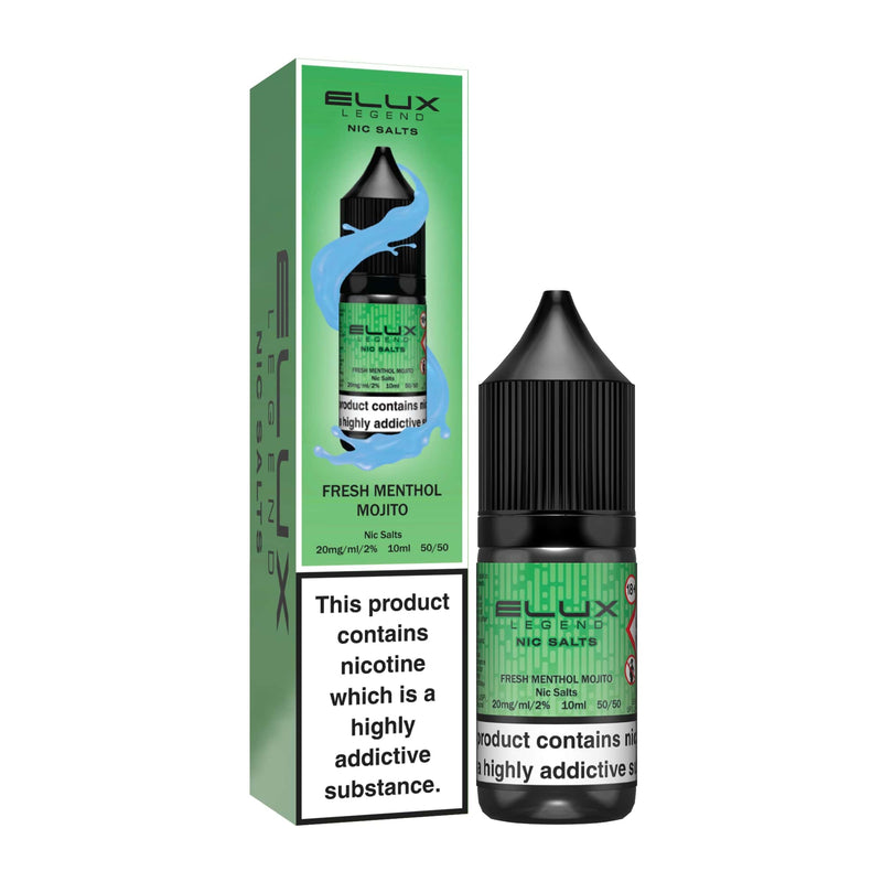 Elux - Nic Salt [Fresh Menthol Mojito 10mg]