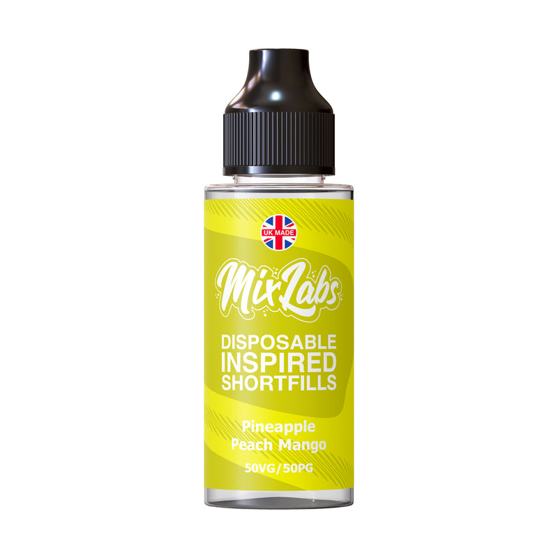 Mix Labs - 100ml Shortfill - Pineapple Peach Mango