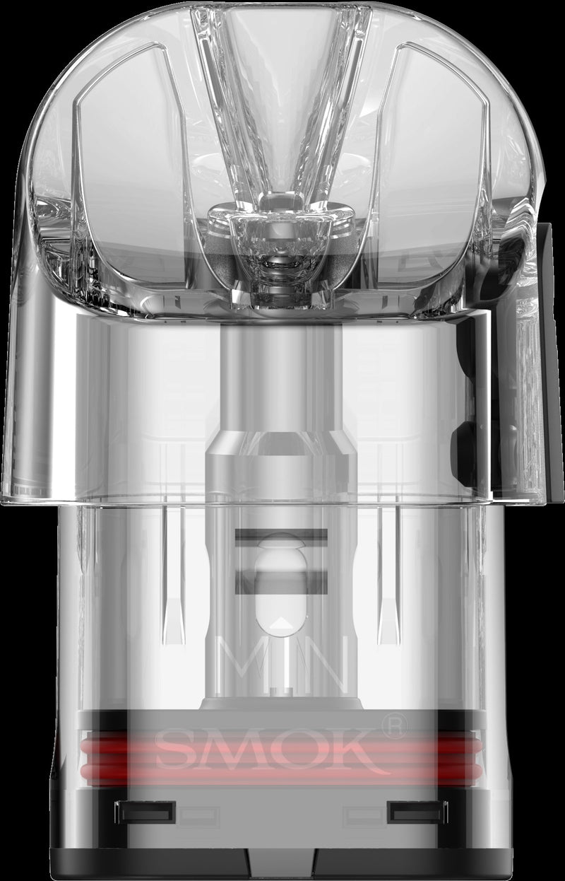 Smok Novo Replacement Pod - 3 Pack [0.8ohm Mesh, Clear]