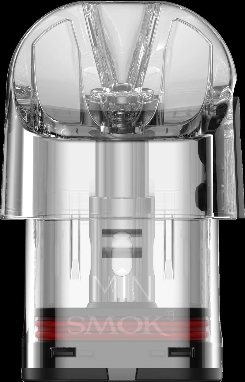 Smok Novo Replacement Pod - 3 Pack [0.6ohm Mesh, Clear]