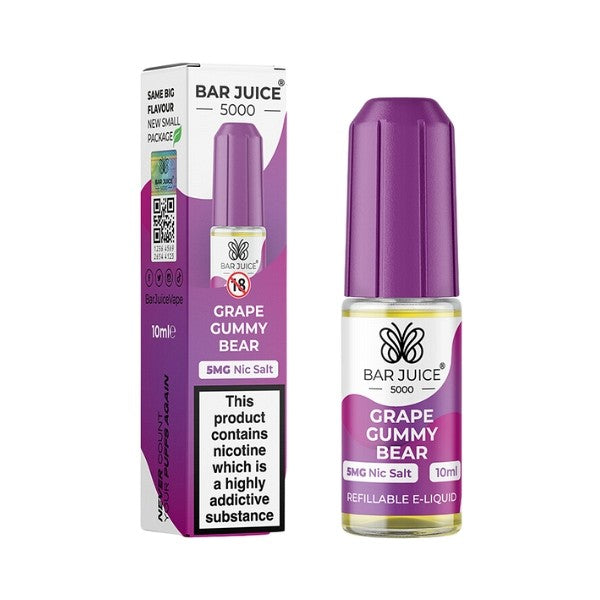 Bar Juice - Nic Salt - Grape Gummy Bear [10mg]
