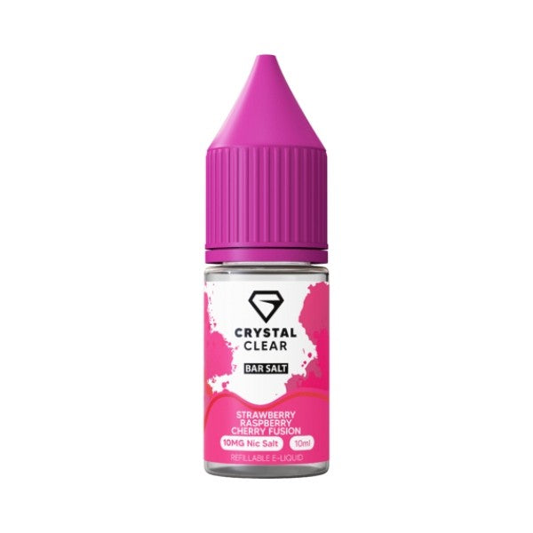 Crystal Clear Bar Salt - Nic Salt - Strawberry Raspberry Cherry Fusion [10mg]