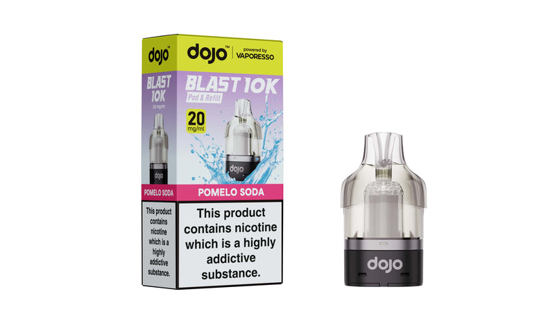 DOJO BLAST 10K Pod &amp; Refill (Powered by Vaporesso) [Lime Pomegranate 20mg]