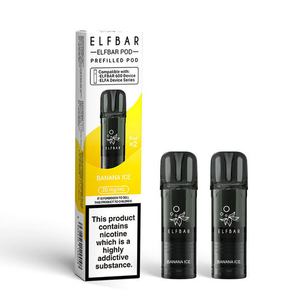 Elf Bar 600 Pre Filled Pod - 2 Pack [Watermelon 20mg]