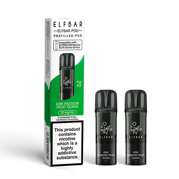 Elf Bar 600 Pre Filled Pod - 2 Pack [Cherry Ice 20mg]