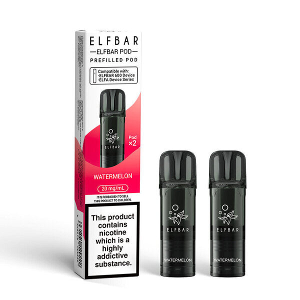 Elf Bar 600 Pre Filled Pod - 2 Pack [Banana Ice 20mg]