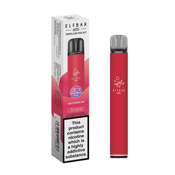 Elf Bar 600 Pre Filled Pod Kit [Watermelon 20mg]