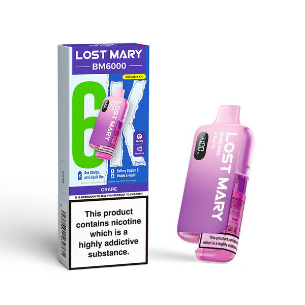 Lost Mary BM6000 Pre Filled Pod Kit [Double Apple 20mg]