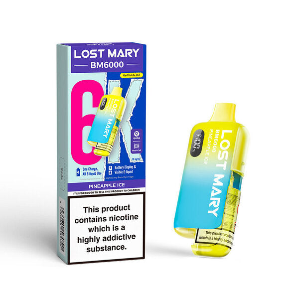 Lost Mary BM6000 Pre Filled Pod Kit [Cherry Ice 20mg]