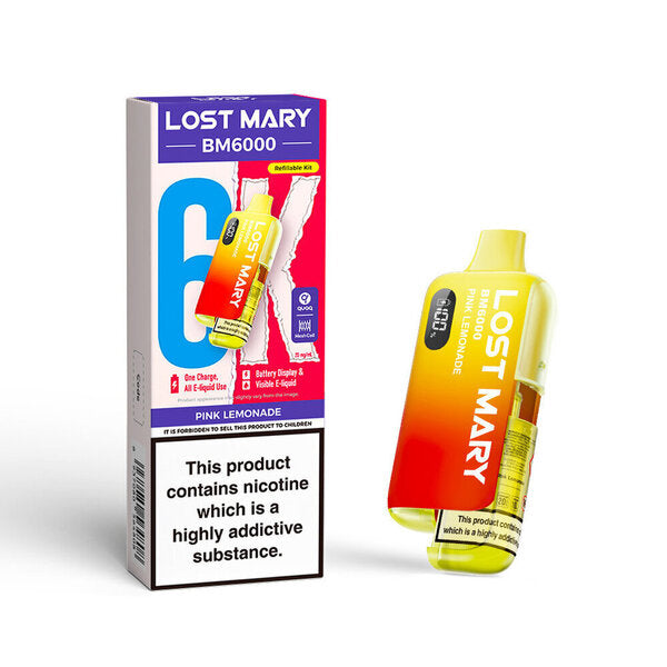 Lost Mary BM6000 Pre Filled Pod Kit [Blueberry Sour Raspberry 20mg]