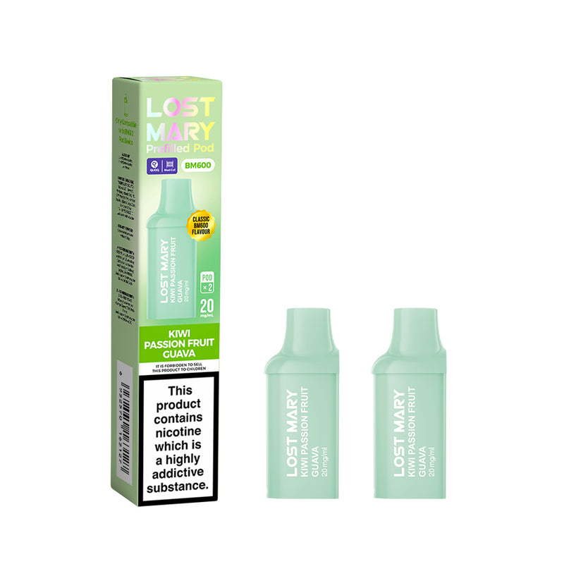 Lost Mary BM600 Pre Filled Pod - 2 Pack [Grape 20mg]