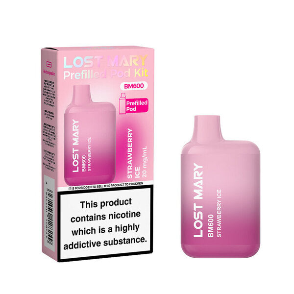 Lost Mary BM600 Pre Filled Pod Kit [Blueberry Sour Raspberry 20mg]