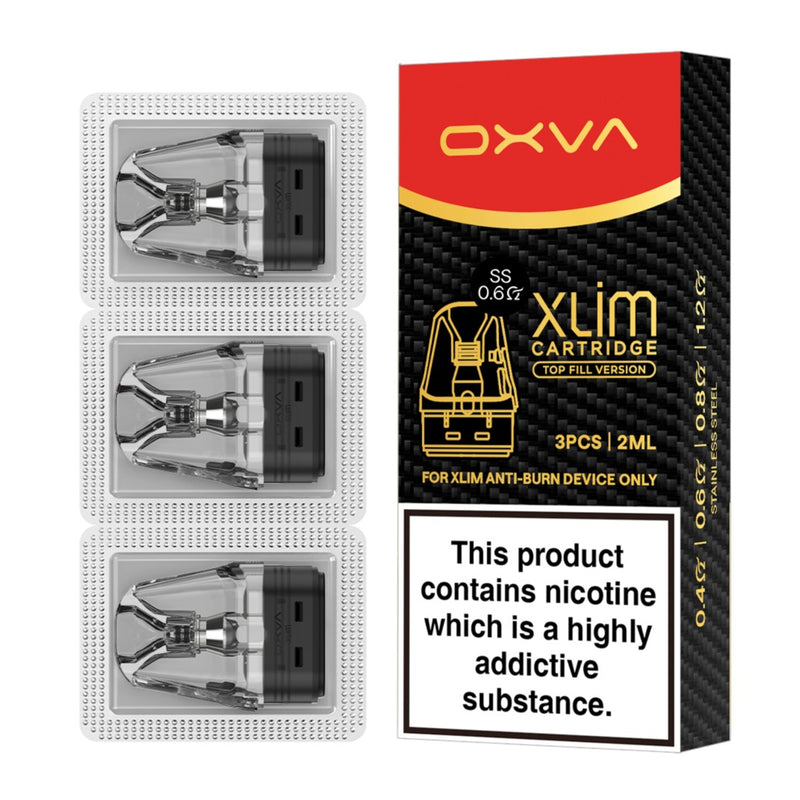 Oxva Xlim Pro 2 DNA Exclusive Stainless Steel Pod - 3 Pack [0.8ohm]