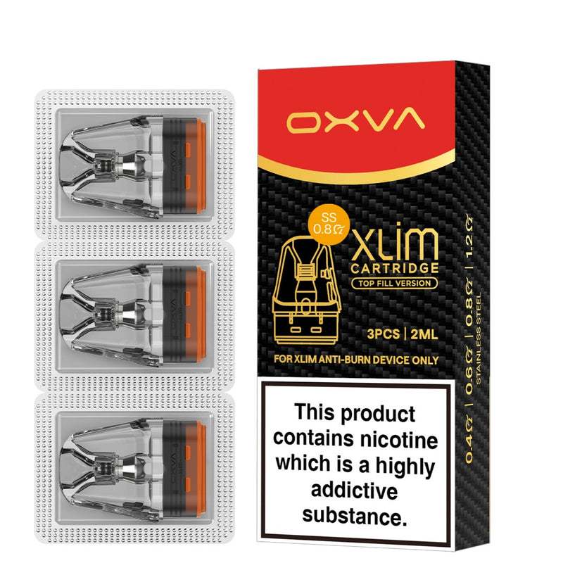 Oxva Xlim Pro 2 DNA Exclusive Stainless Steel Pod - 3 Pack [0.6ohm]