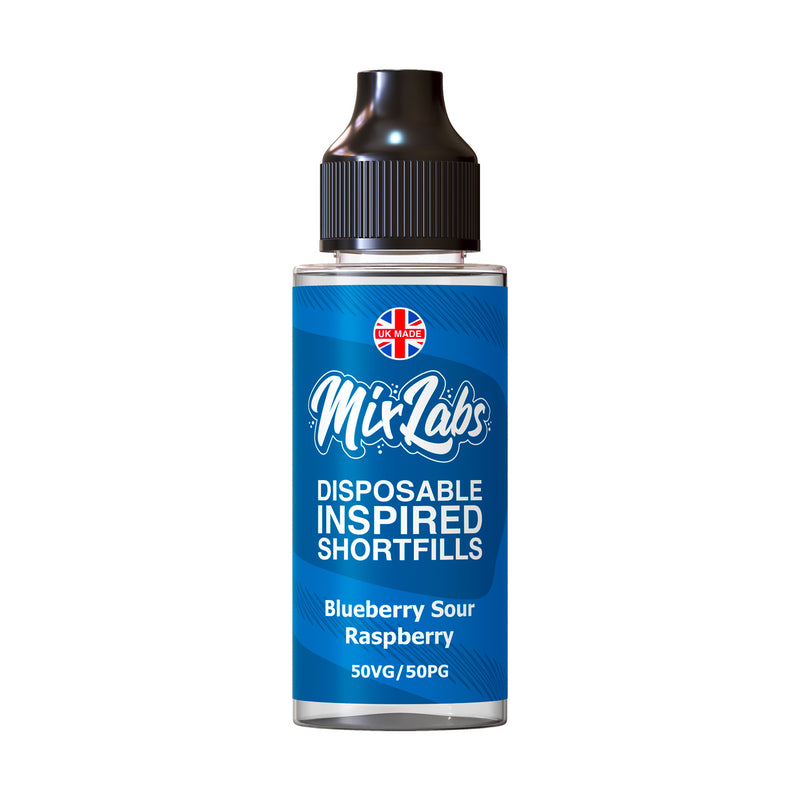 Mix Labs - 100ml Shortfill [Strawberry Raspberry Cherry Ice]