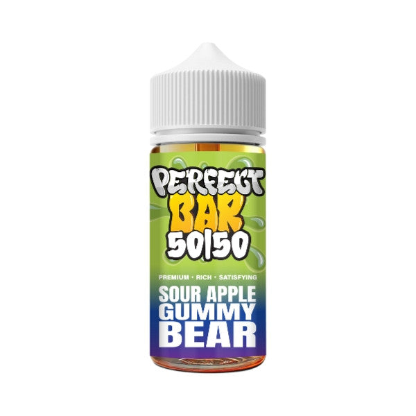 Perfect Bar 50/50 - 100ml - Sour Apple Gummy Bear [0MG]