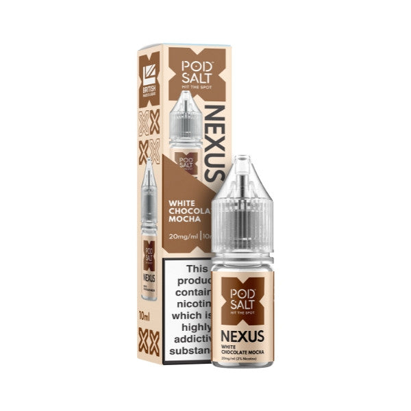 Pod Salt Nexus - Nic Salt - White Chocolate Mocha [10MG]
