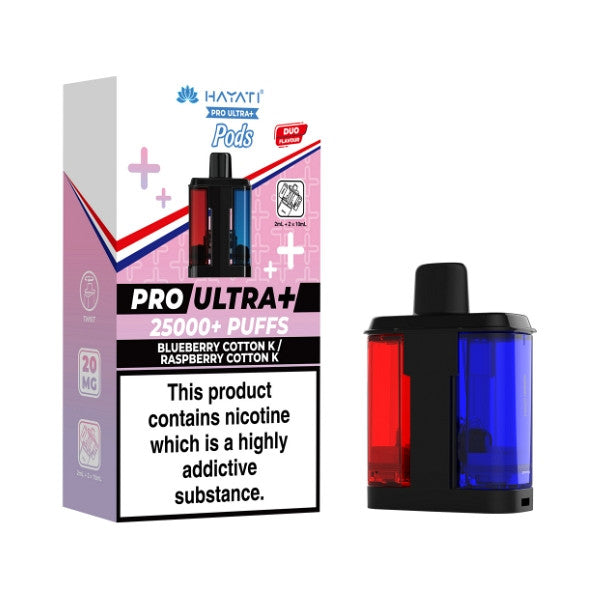Hayati Pro Ultra+ Replacement - Pod [Straw' Grapefruit / Straw' Dragonfruit]