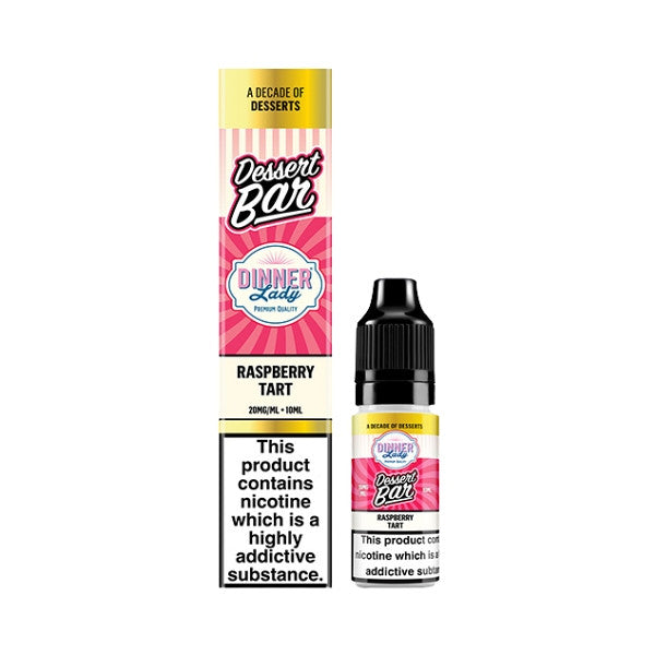 Dinner Lady Dessert Bar - Nic Salt - Raspberry Tart [20MG]