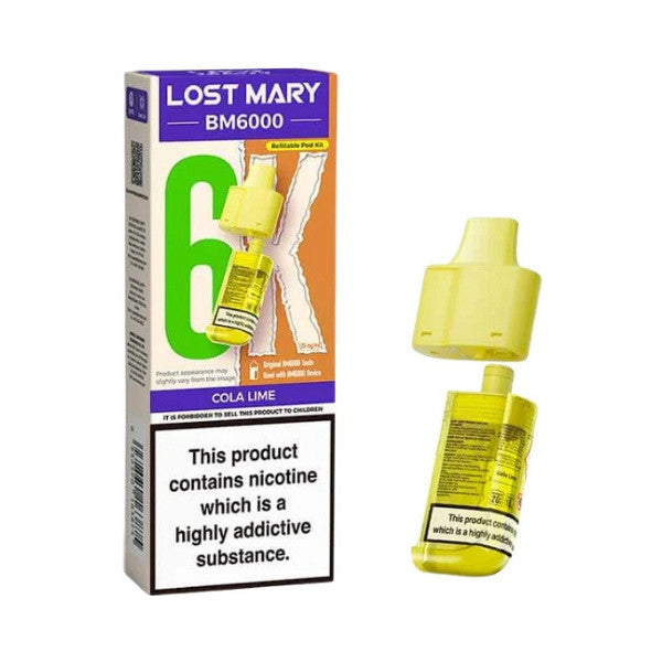Lost Mary BM6000 - Replacement Pod [Fruit Punch 20MG]