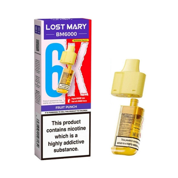 Lost Mary BM6000 - Replacement Pod [Cola Lime 20MG]
