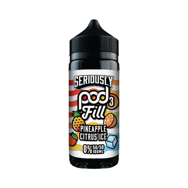 Doozy Vape - Seriously Pod Fill 3 - 100ml [Pineapple Citrus Ice]