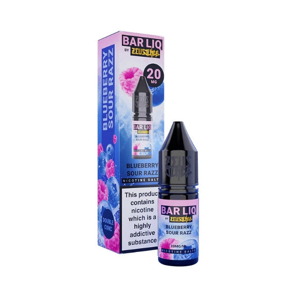 Zeus Juice Bar Liq - Nic Salt - Blueberry Sour Razz [20MG]