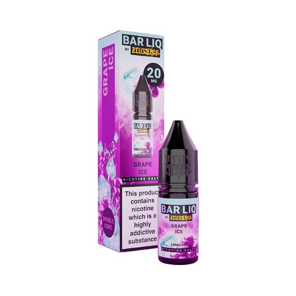 Zeus Juice Bar Liq - Nic Salt - Grape Ice [10MG]