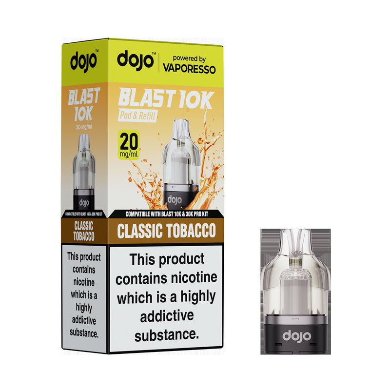 DOJO BLAST 10K/30K Prefilled Pod (Powered by Vaporesso) [Sour Peach Gummy 20mg]