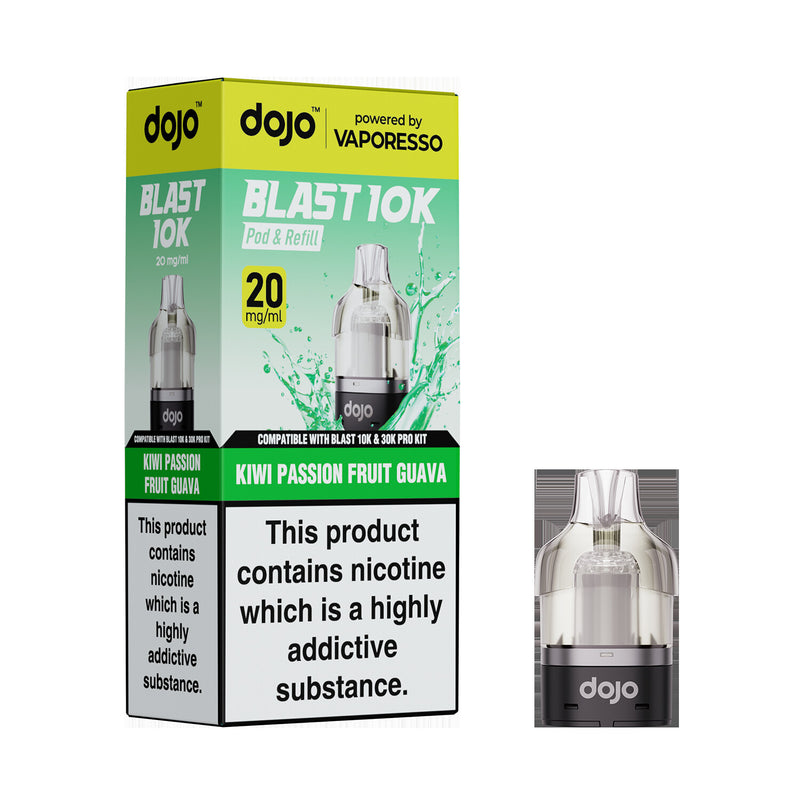 DOJO BLAST 10K/30K Prefilled Pod (Powered by Vaporesso) [Lime Pomegranate 20mg]