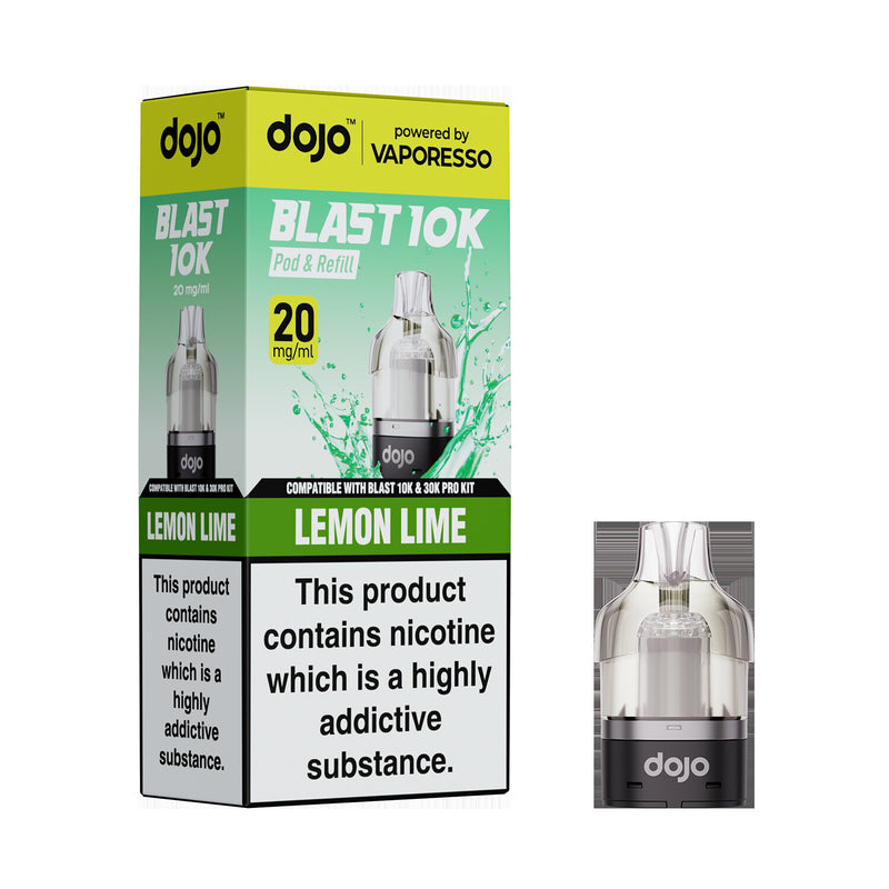DOJO BLAST 10K/30K Prefilled Pod (Powered by Vaporesso) [Lemon Sherbet 20mg]