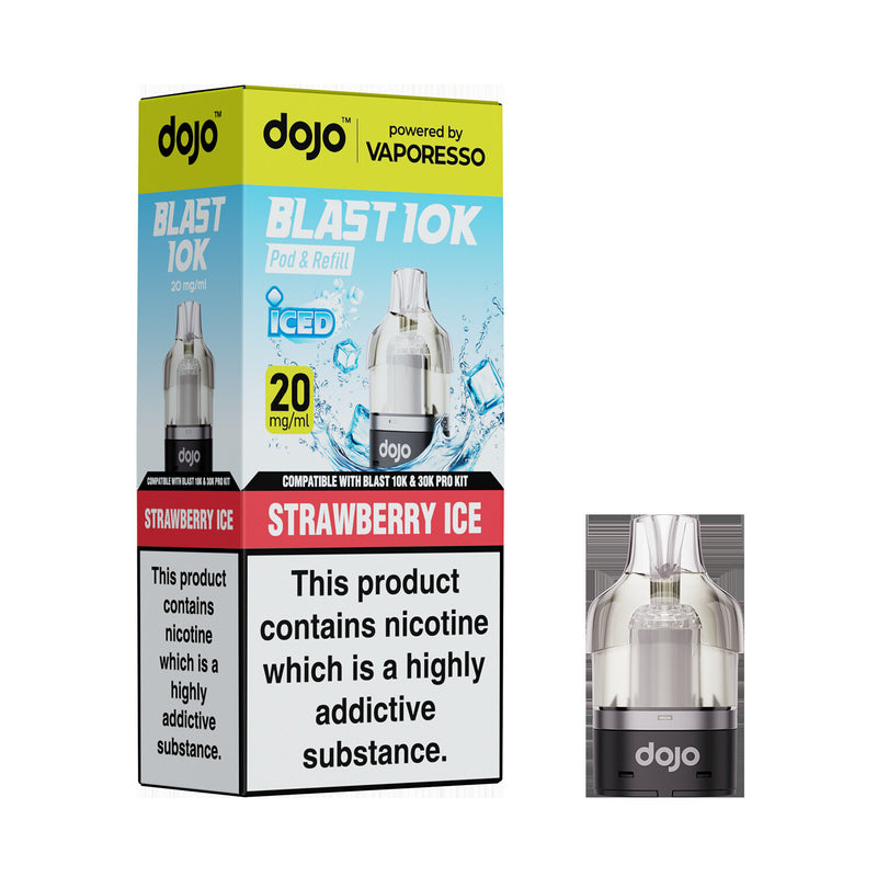 DOJO BLAST 10K/30K Prefilled Pod (Powered by Vaporesso) [Blueberry 20mg]
