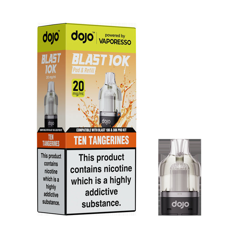 DOJO BLAST 10K/30K Prefilled Pod (Powered by Vaporesso) [Blue Razz Lemonade 20mg]