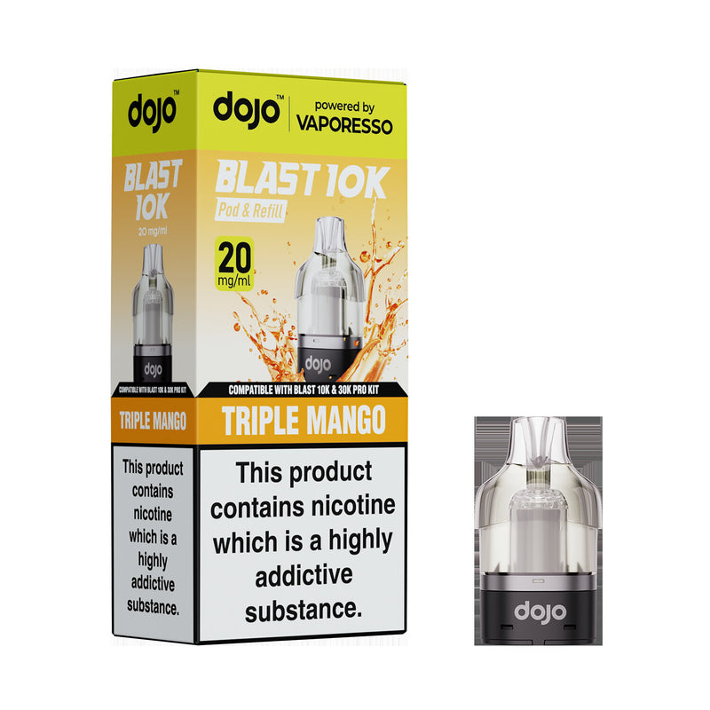 DOJO BLAST 10K/30K Prefilled Pod (Powered by Vaporesso) [Black Grape 20mg]
