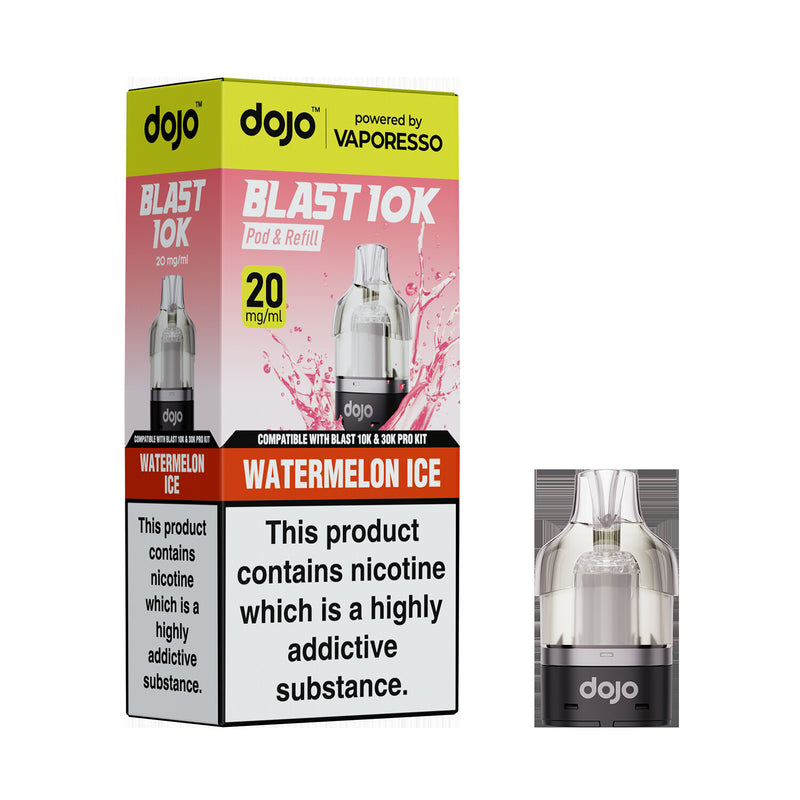 DOJO BLAST 10K/30K Prefilled Pod (Powered by Vaporesso) [Banana Ice 20mg]