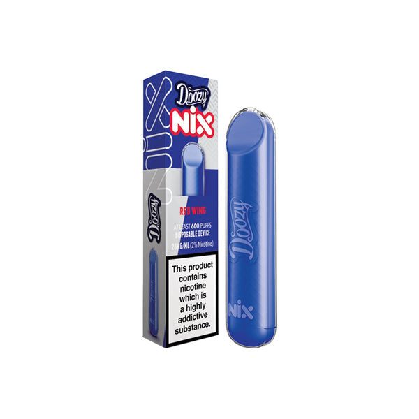 Doozy Nix 20mg Disposable Vape Device 600 Puffs