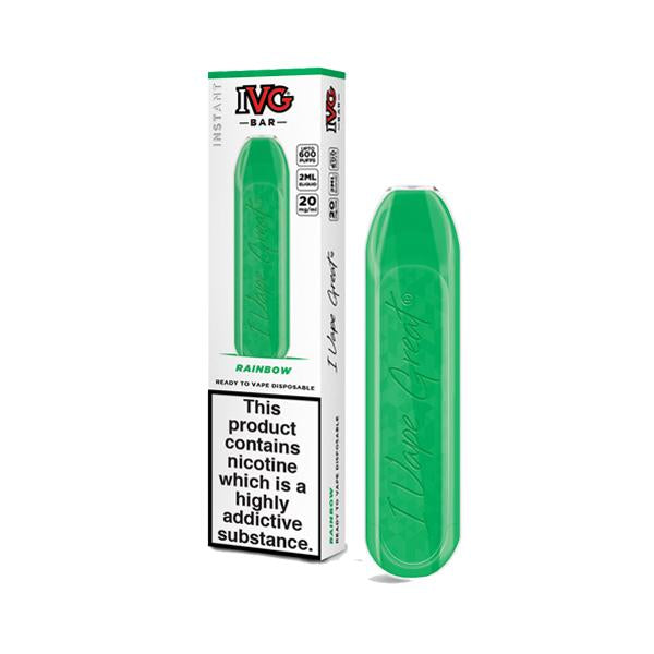 IVG Puff Bar 600 Puffs 20mg Disposable Vape