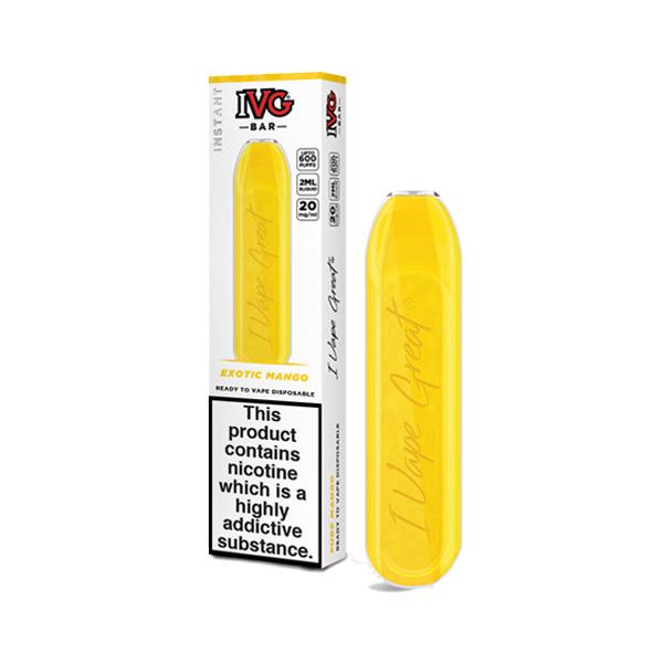 IVG Bar 600 Puffs 20mg Disposable Vape