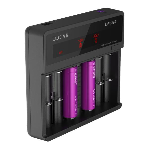 Efest LUC V6 LCD Universal 6 Slots Charger