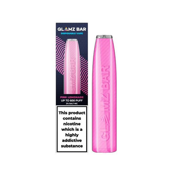 Glamz Bar 20mg Disposable Vape Pen 600 Puffs