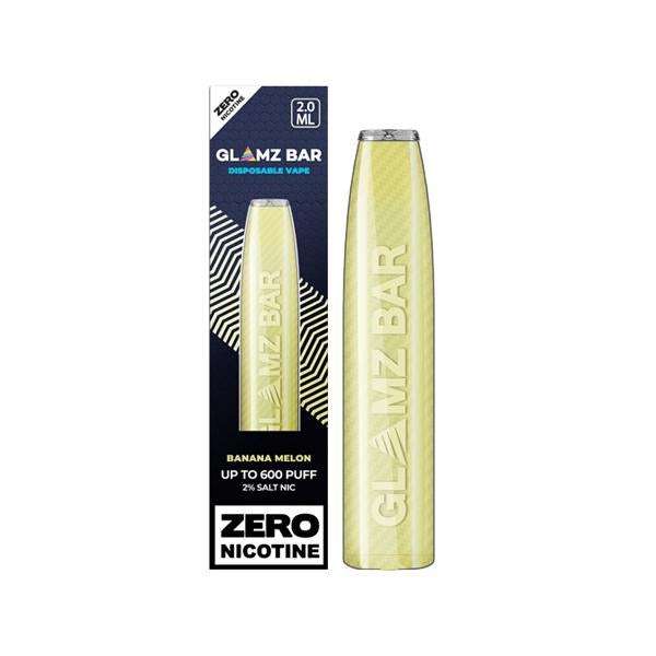 Glamz Bar 0mg Disposable Vape Pen 600 Puffs