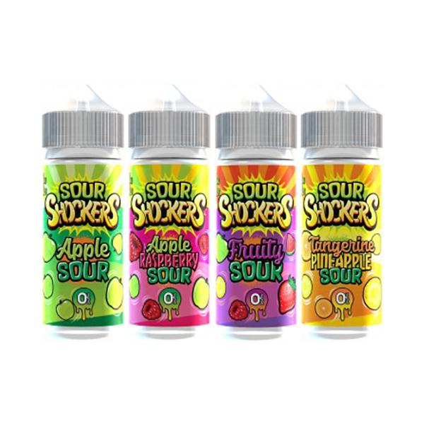 Sour Shockers 0mg 100ml Shortfill (70VG/30PG)